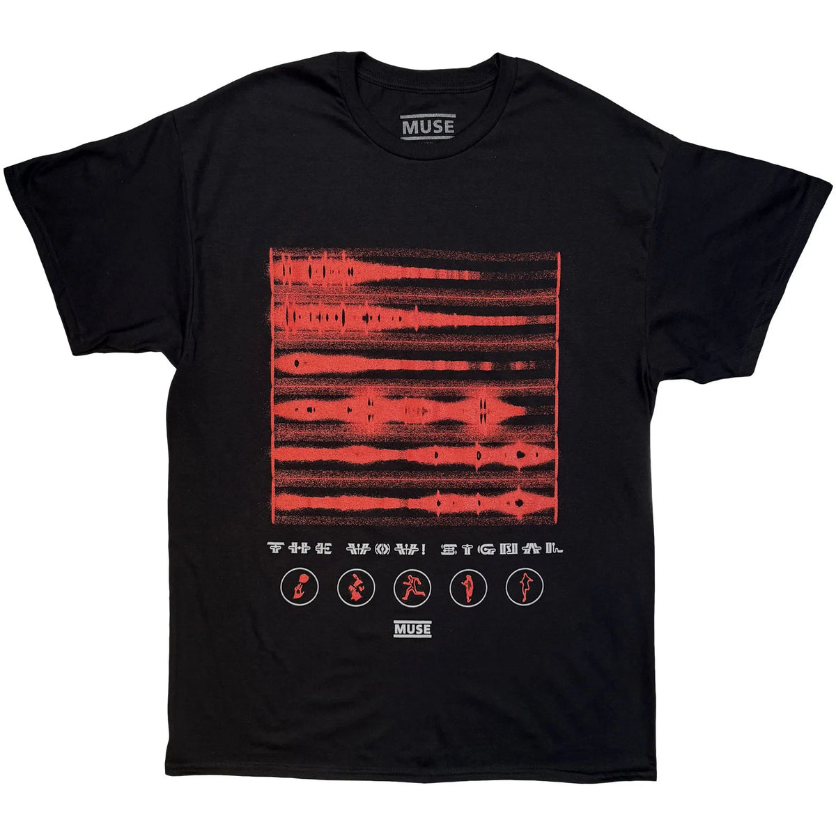 Muse - Wow Waves (Black) Large [T-Shirt]