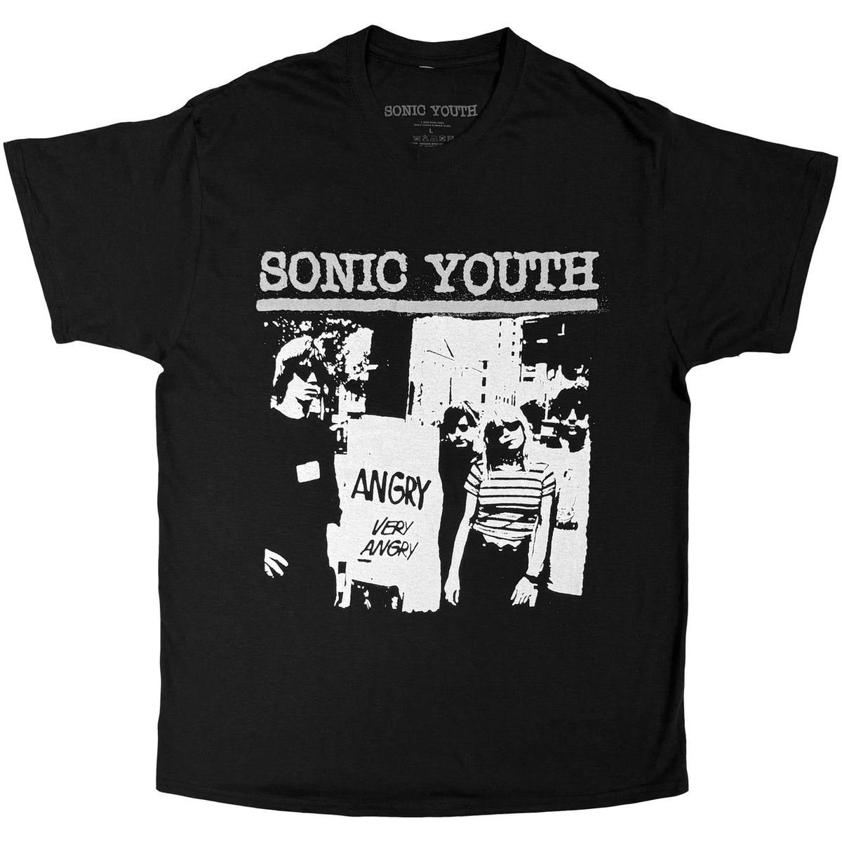 Sonic Youth - Angry (Black) Medium [T-Shirt]