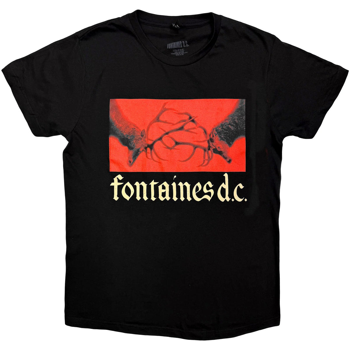 Fontaines D.C. - Clashing Stags (Black) XXL [T-Shirt]