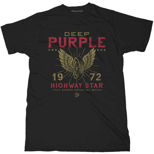 Deep Purple - Highway Star (Black) Large [T-Shirt]