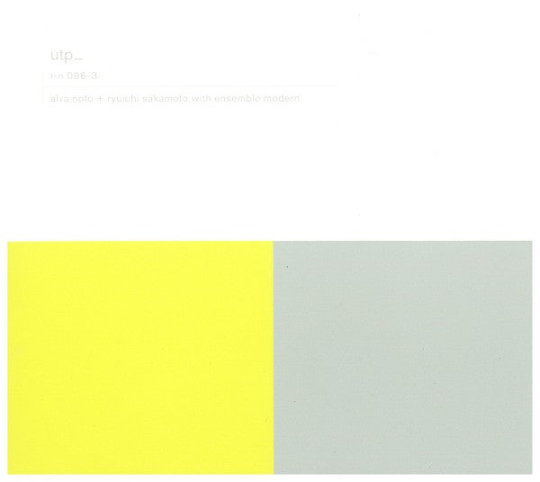 Alva Noto + Ryuichi Sakamoto With Ensemb - Utp_ [Vinyl]