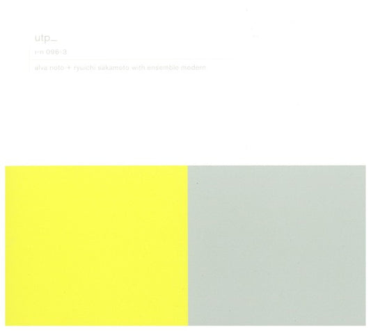 Alva Noto + Ryuichi Sakamoto With Ensemb - Utp_ [Vinyl]