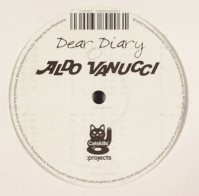 Vanucci, Aldo - Dear Diary [12 Inch Single] [Second Hand]