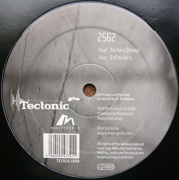 2562 - Dread Techno / Enforcers [12 Inch Single] [Second Hand]