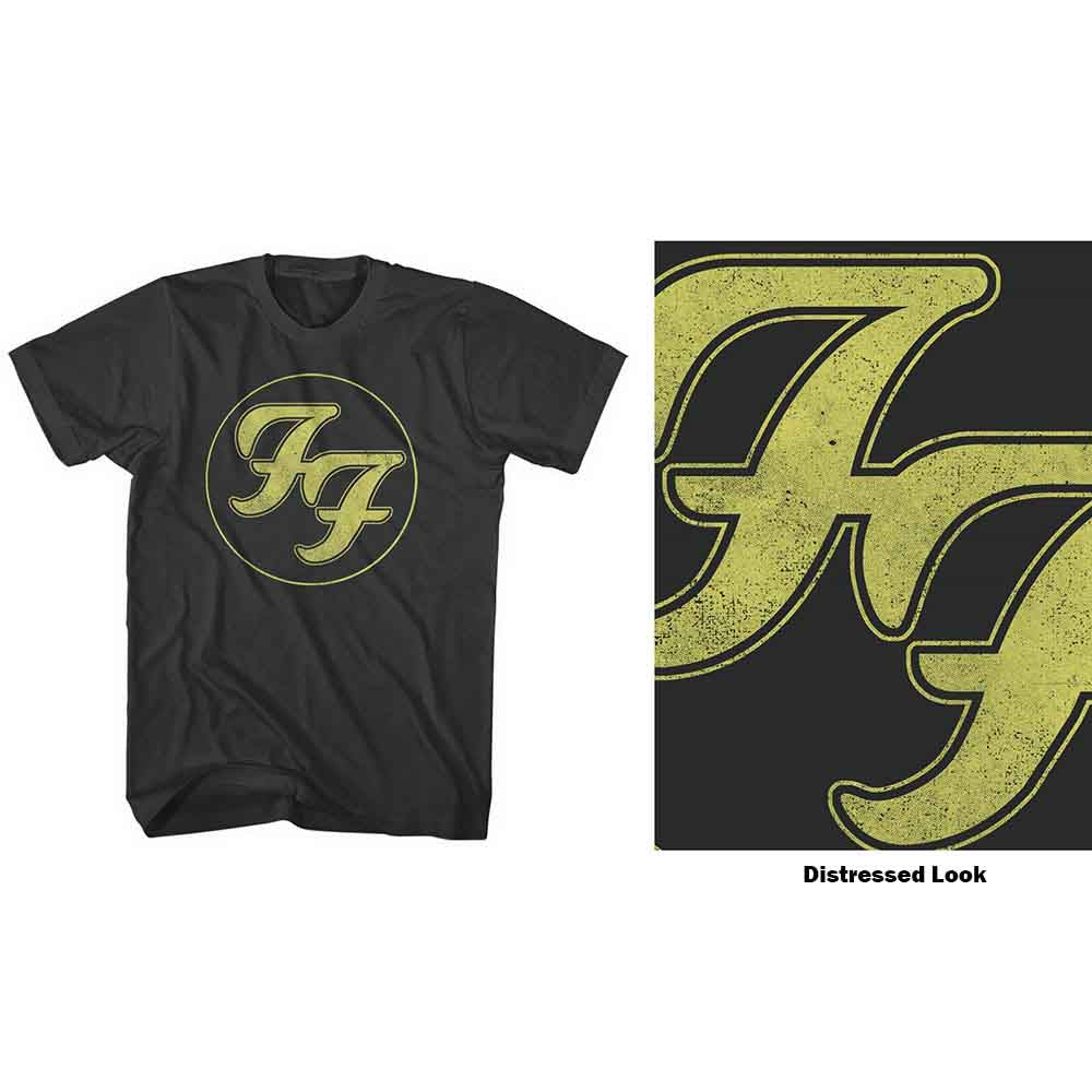 Foo Fighters - Distressed Logo (Black) Xl [T-Shirt]