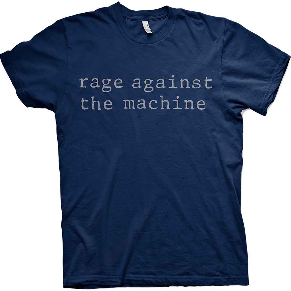Rage Against The Machine - Original Logo (Navy) Large [T-Shirt]