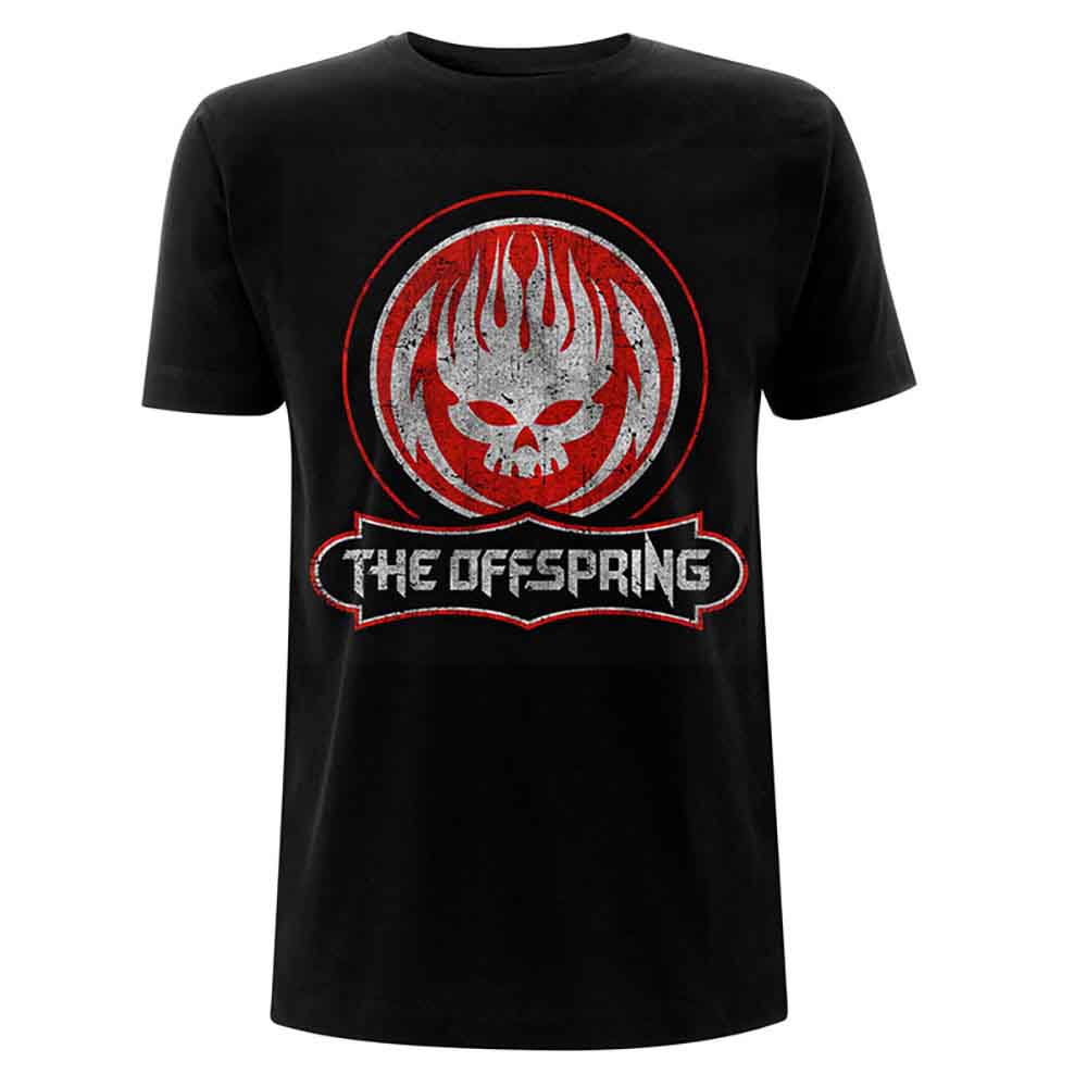 Offspring - Distressed Skull (Black) Small [T-Shirt]