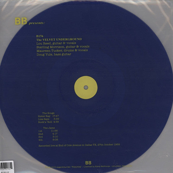 Velvet Underground - Live At End Of Cole Avenue In Dallas, [Vinyl]