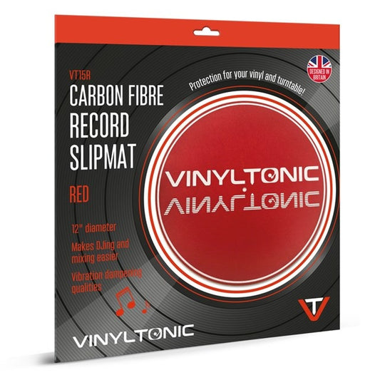 Vinyltonic - Carbon Fibre Slipmat (Red) [Accessory]