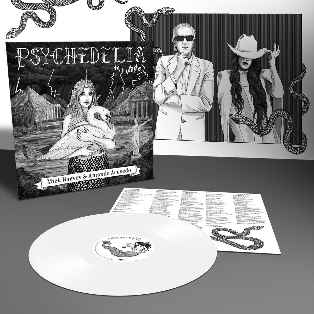 Harvey, Mick and Amanda Acevedo - Psychedelia In White [Vinyl]