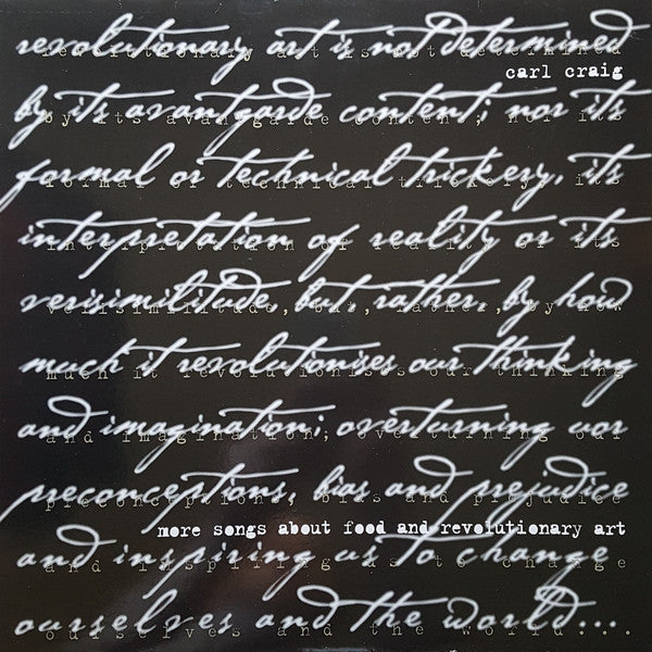 Craig, Carl - More Songs Aboutfood And Revolutionary A [Vinyl] [Second Hand]