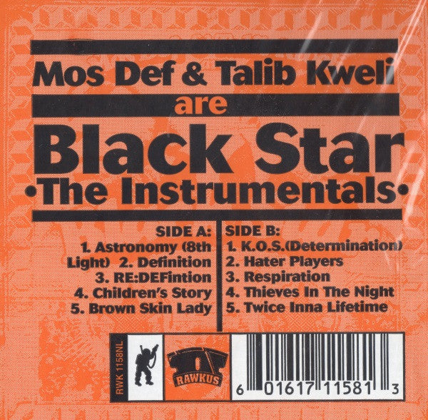 Mos Def and Talib Kweli - Are Black Star: The Instrumentals [Vinyl] [Second Hand]