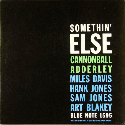 Adderley, Cannonball - Somethin' Else [Vinyl]