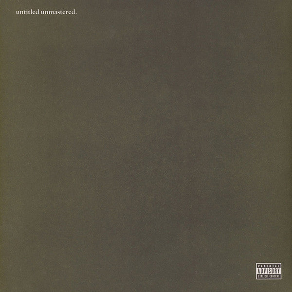 Lamar, Kendrick - Untitled Unmastered. [Vinyl]