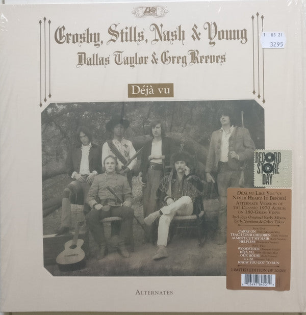 Crosby, Stills, Nash and Young - Deja Vu Alternates [Vinyl] [Second Hand]