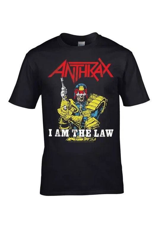 Anthrax - I Am The Law (Black) Large [T-Shirt]