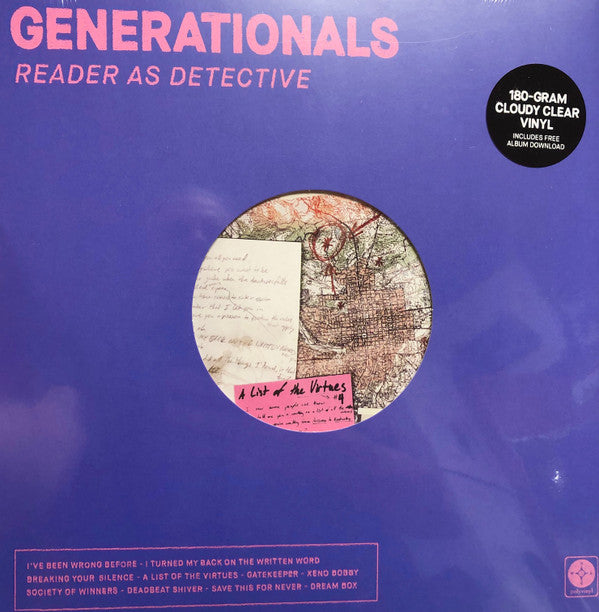 Generationals - Reader As Detective [Vinyl]