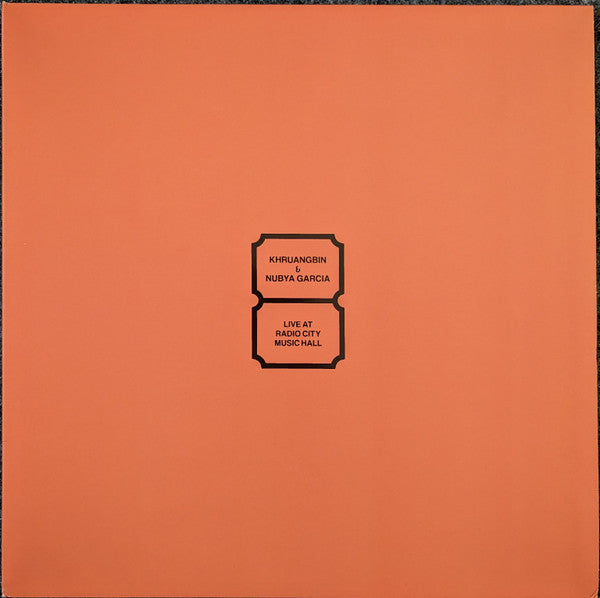 Khruangbin and Nubya Garcia - Live At Radio City Music Hall [Vinyl]