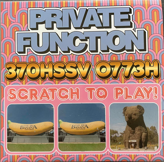 Private Function - 370HSSV 0773H [Vinyl]