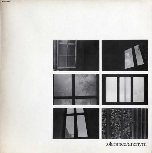 Tolerance - Anonym [Vinyl]