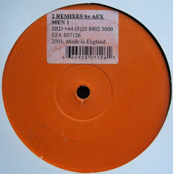 Afx - 2 Remixes By Afx [12 Inch Single] [Second Hand]
