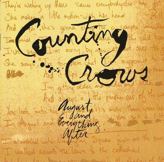 Counting Crows - August And Everything After [CD] [Second Hand]