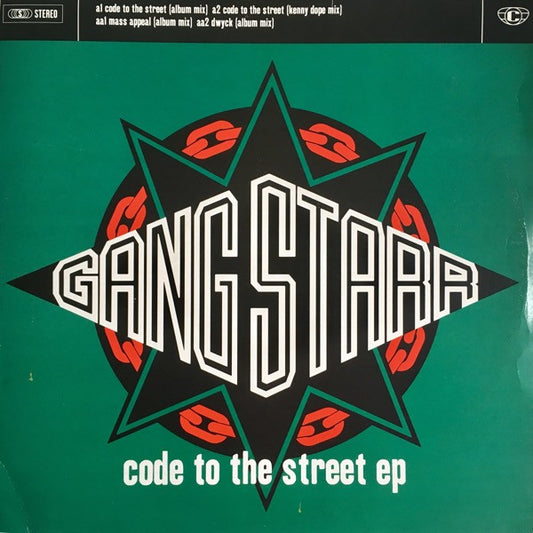 Gang Starr - Code To The Street Ep [12 Inch Single] [Second Hand]