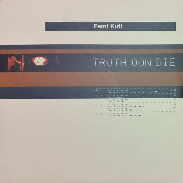 Kuti, Femi - Truth Don Die [12 Inch Single] [Second Hand]