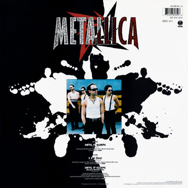 Metallica - Until It Sleeps / 2 X 4 [10 Inch Single] [Second Hand]