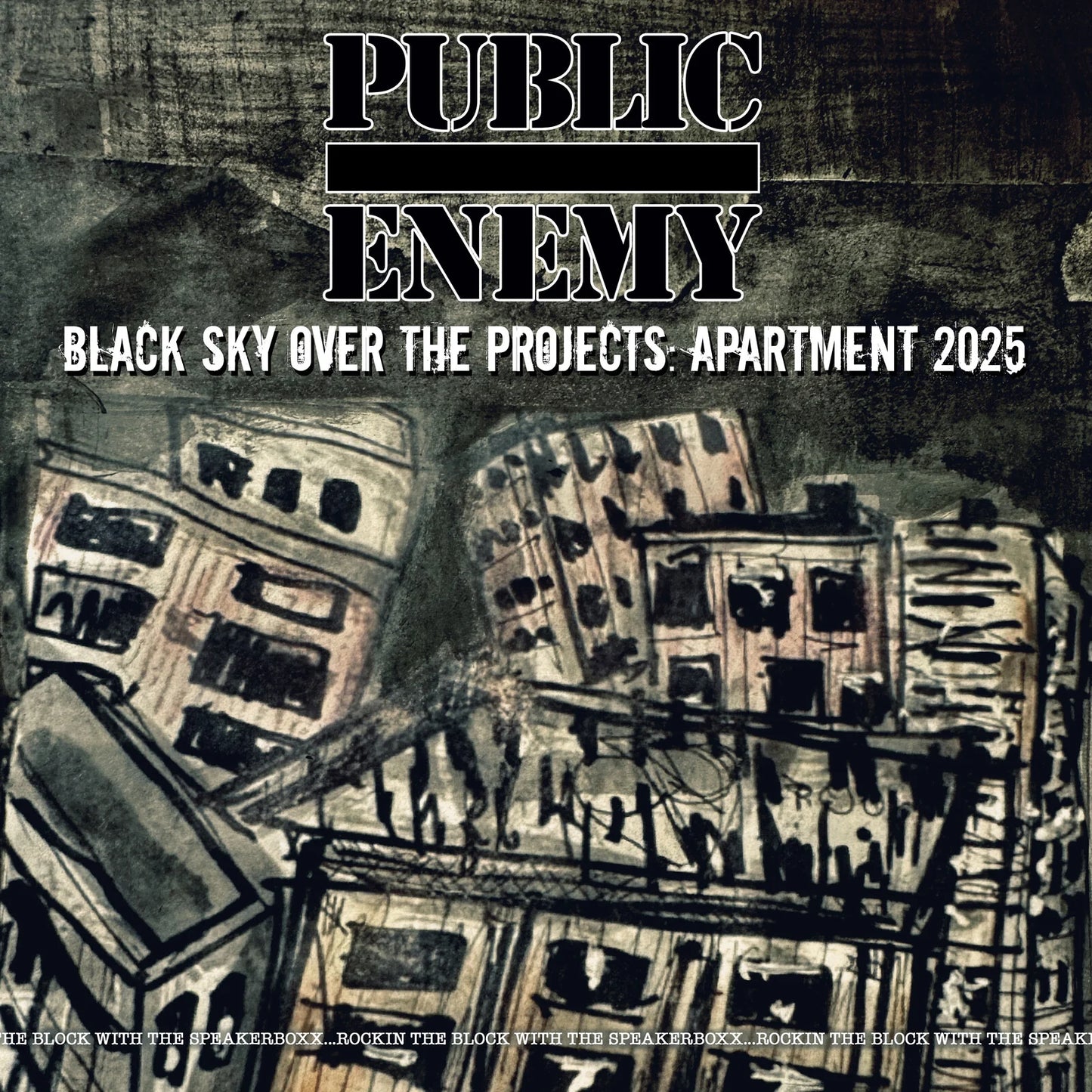Public Enemy - Black Sky Over The Projects: Apartment [Vinyl] [Second Hand]