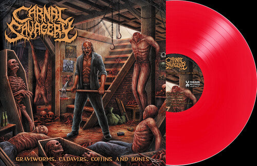 Carnal Savagery - Graveworms, Cadavers, Coffins And Bones [Vinyl]