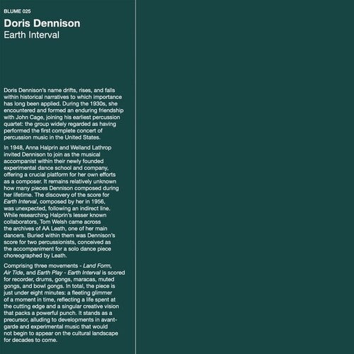 Dennison, Doris - Earth Interval [Vinyl]