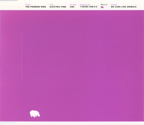 Promise Ring - Electric Pink [CD Single] [Second Hand]