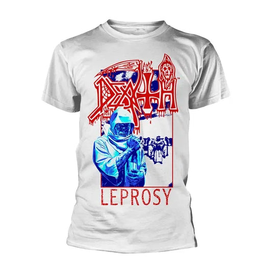 Death - Leprosy Posterized (White) Large [T-Shirt]