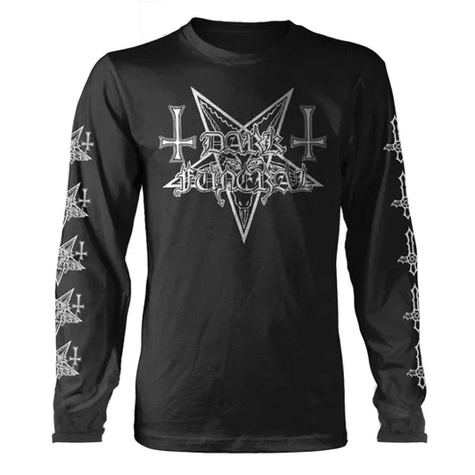 Dark Funeral - Logo Ls (Black) Large [T-Shirt]