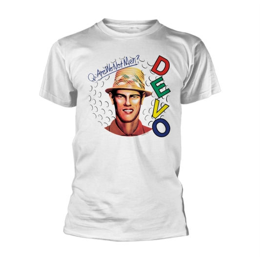 Devo - Are We Not Men? (White) Small [T-Shirt]