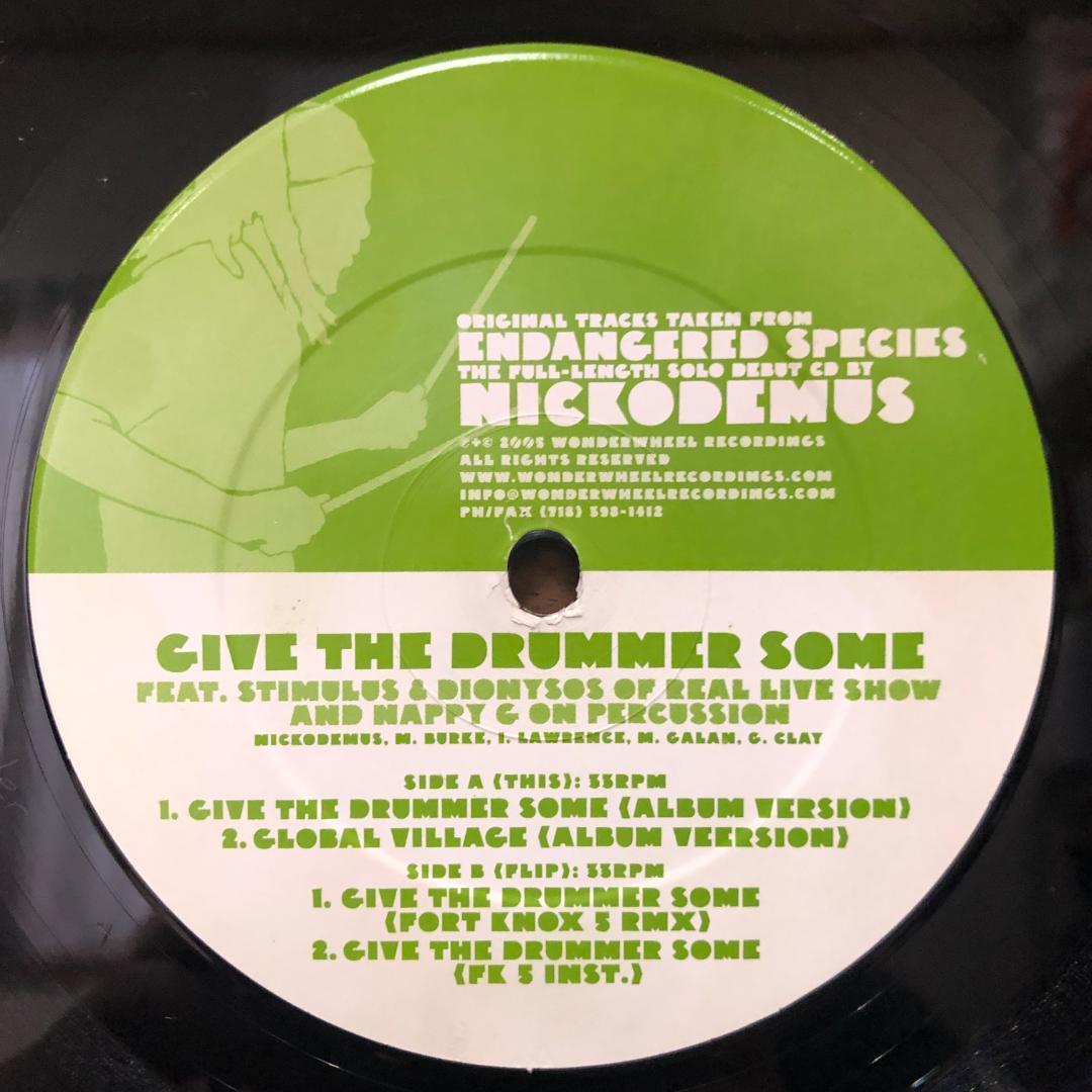 Nickodemus - Give The Drummer Some [12 Inch Single] [Second Hand]