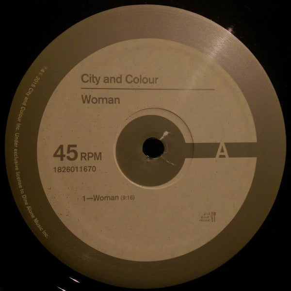 City And Colour - Woman / Coming Right Along [12 Inch Single]