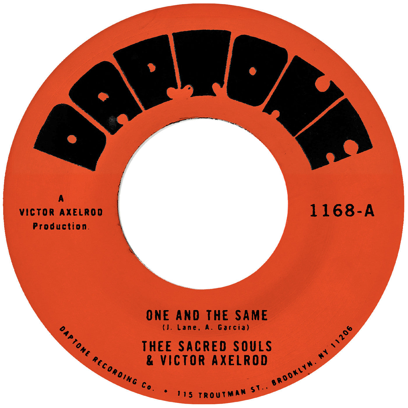 Thee Sacred Souls and Victor Axelrod - One And The Same / Same Difference [7 Inch Single] [Pre-Order]