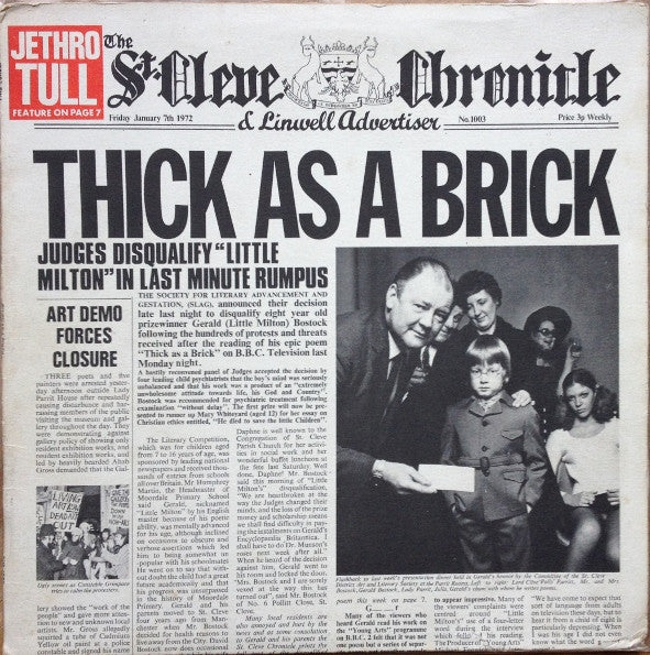 Jethro Tull - Thick As A Brick [Vinyl]