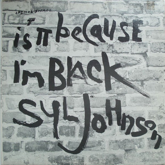 Johnson, Syl - Is It Because I'm Black [Vinyl]