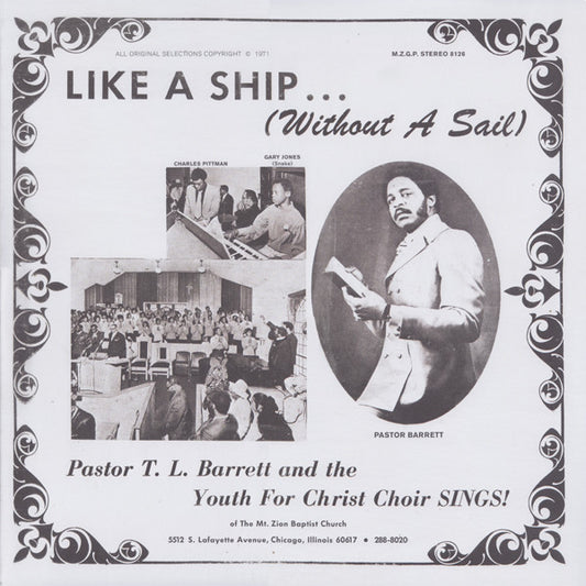 Barrett, Pastor T.L. And The Youth For C - Like A Ship... (Without A Sail) [Vinyl] [Second Hand]