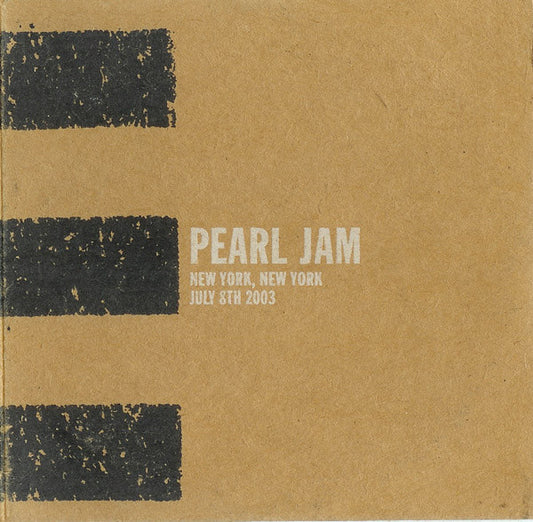 Pearl Jam - New York, New York-July 8TH 2003: 3CD [CD Box Set] [Second Hand]