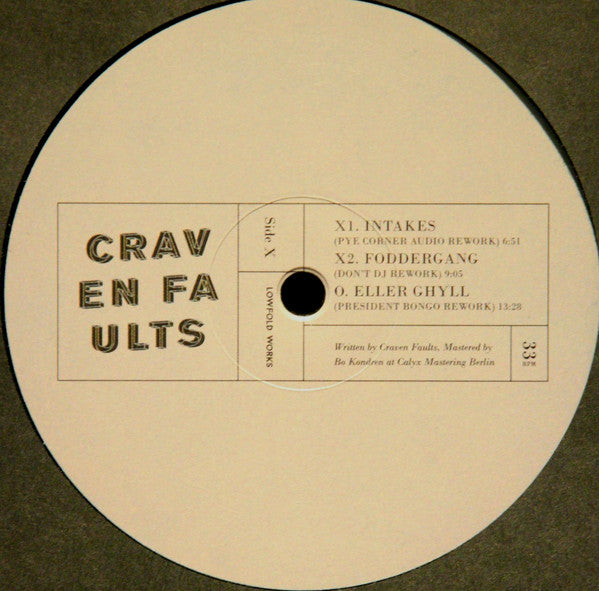 Craven Faults - Lowfold Reworks [12 Inch Single]