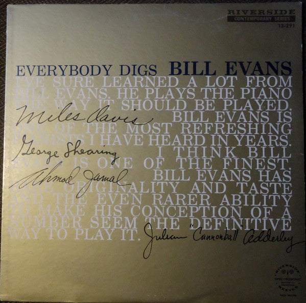 Evans, Bill - Everybody Digs [Vinyl]