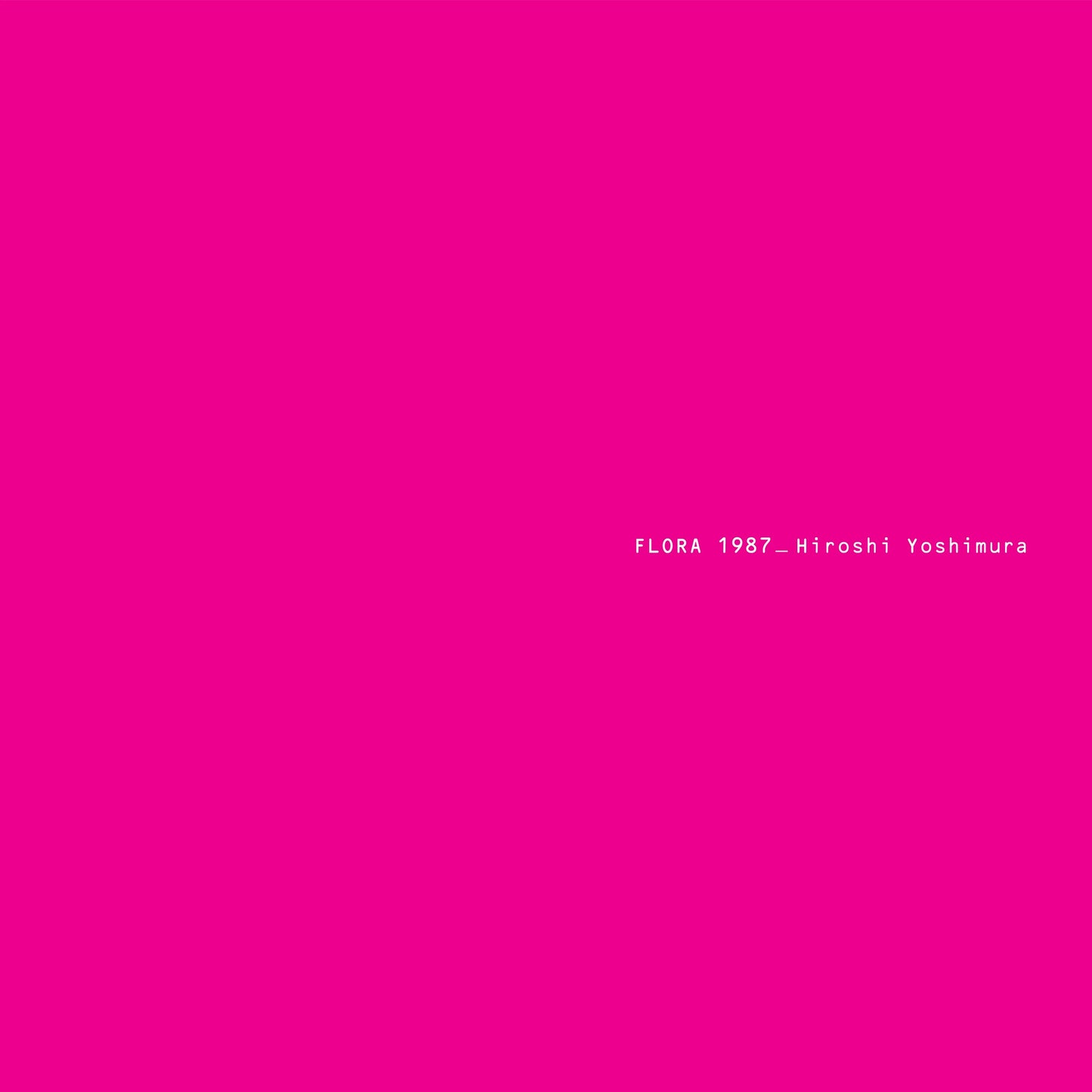 Yoshimura, Hiroshi - Flora [Vinyl]
