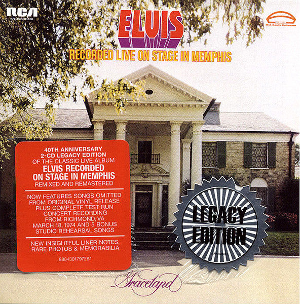 Presley, Elvis - Recorded Live On Stage In Memphis: 2CD [CD]