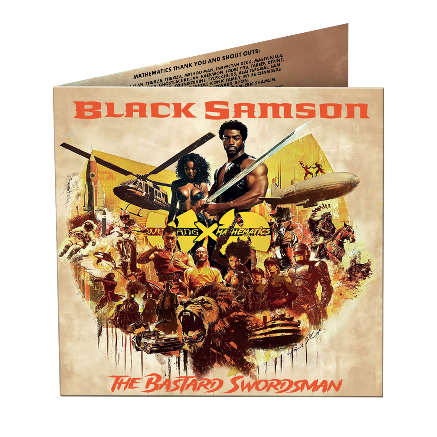 Wu-Tang Clan X Mathematics - Black Samson-The Bastard Swordsman: [CD]
