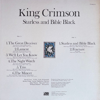 King Crimson - Starless And Bible Black [Vinyl] [Second Hand]