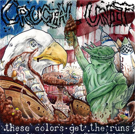 Crucial Unit - These Colors Get The Runs [CD] [Second Hand]